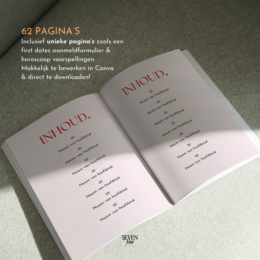 CON AMORE - 21 diner boek