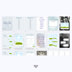 WINTER WONDERLAND -  21 diner boek - Seven Four Templates