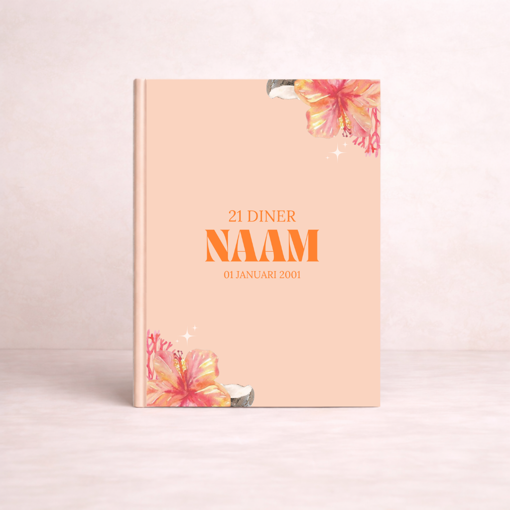 SUNSET SOIRÉE -  21 diner boek - Seven Four Templates