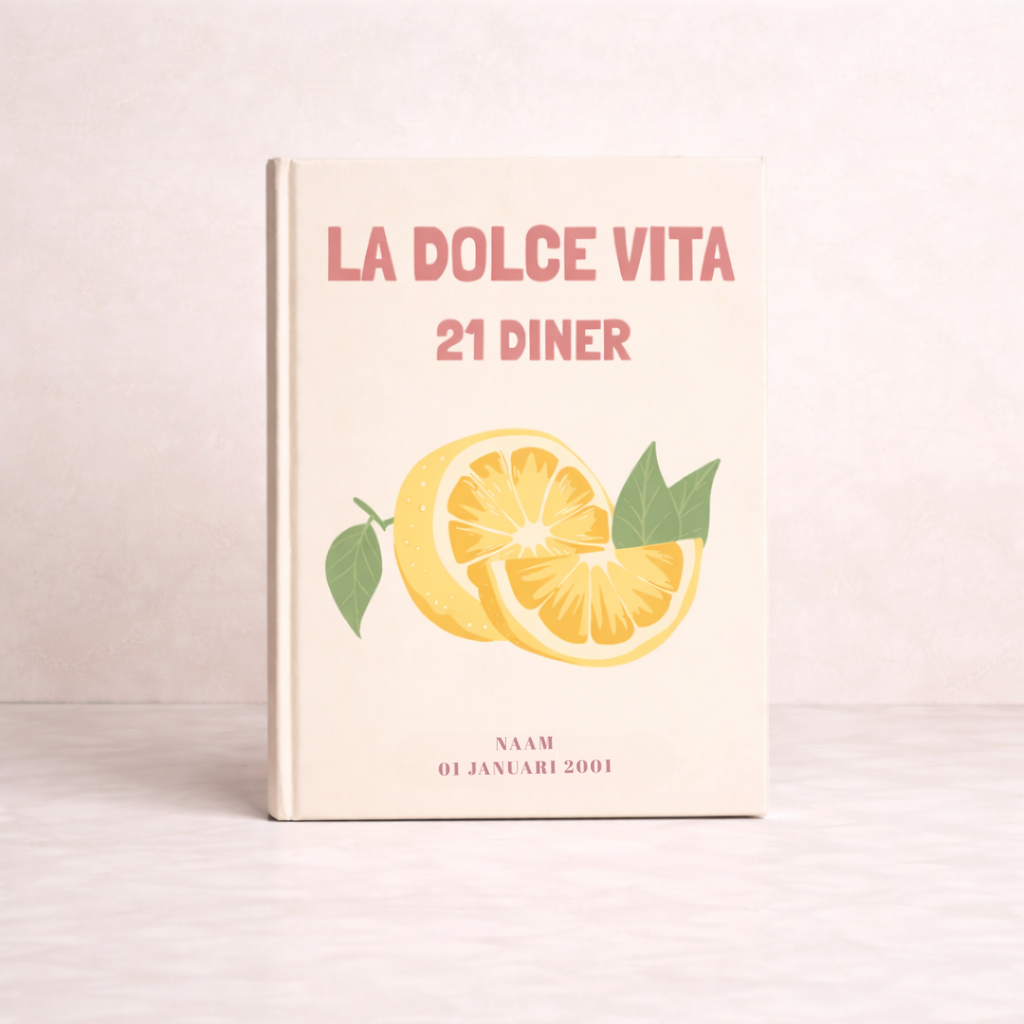 LA DOLCE VITA -  21 diner boek - Seven Four Templates
