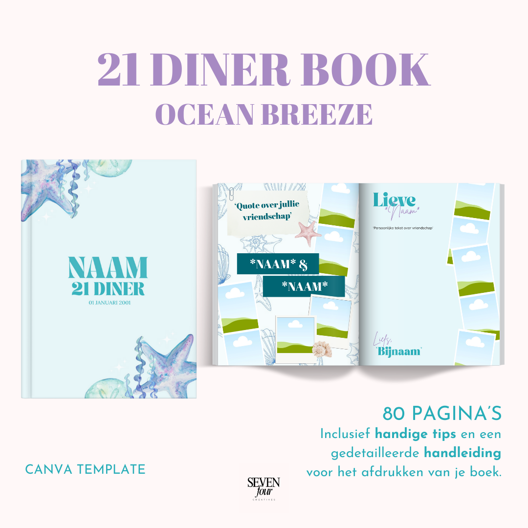 OCEAN BREEZE -  21 diner boek