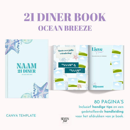 OCEAN BREEZE -  21 diner boek