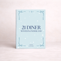 WINTER WONDERLAND -  21 diner boek - Seven Four Templates