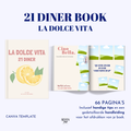 21 diner template la dolce vita