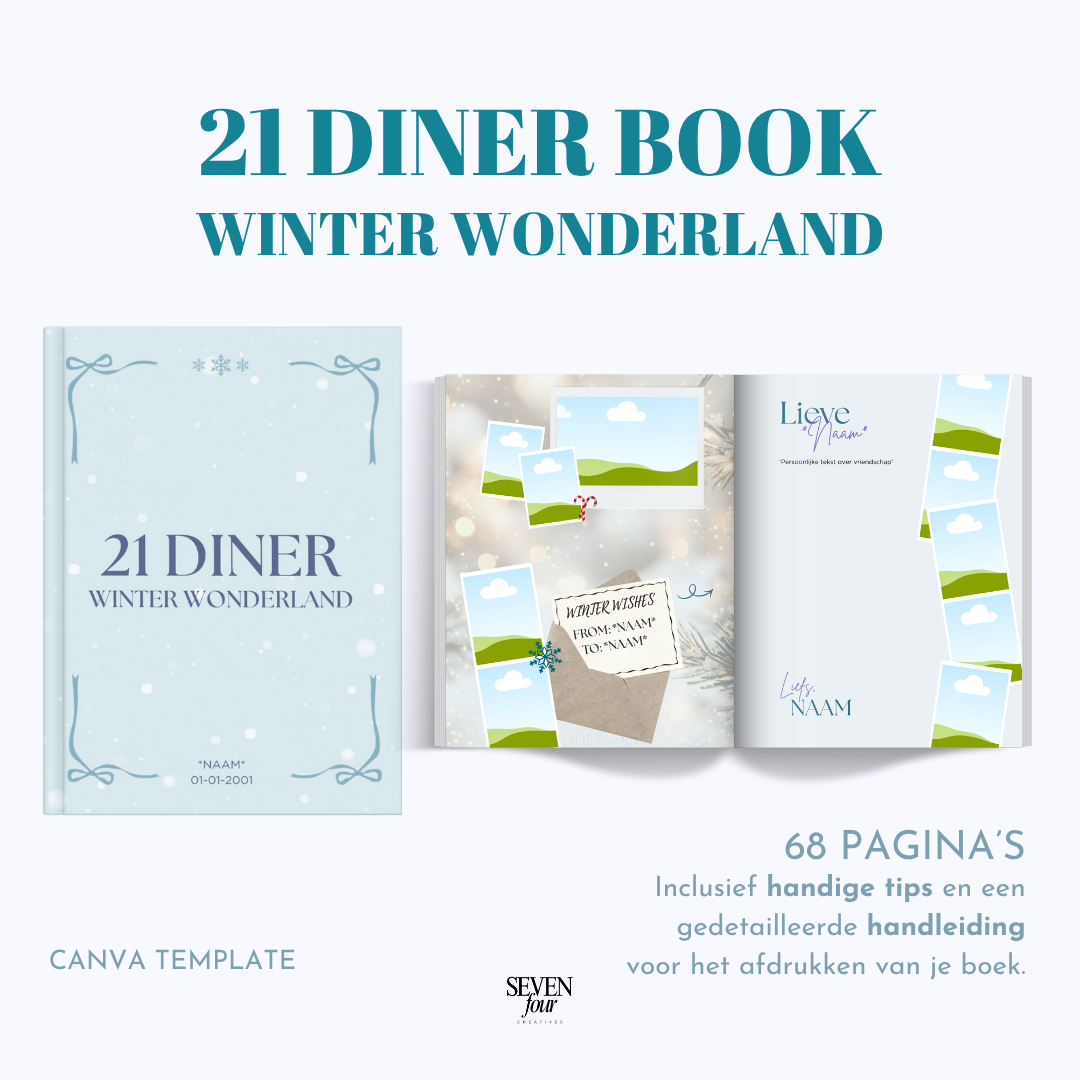 21 diner template winter wonderland