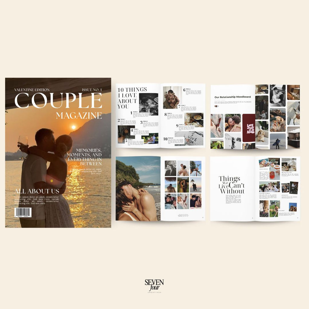 VALENTINE EDITION -  Magazine - Seven Four Templates