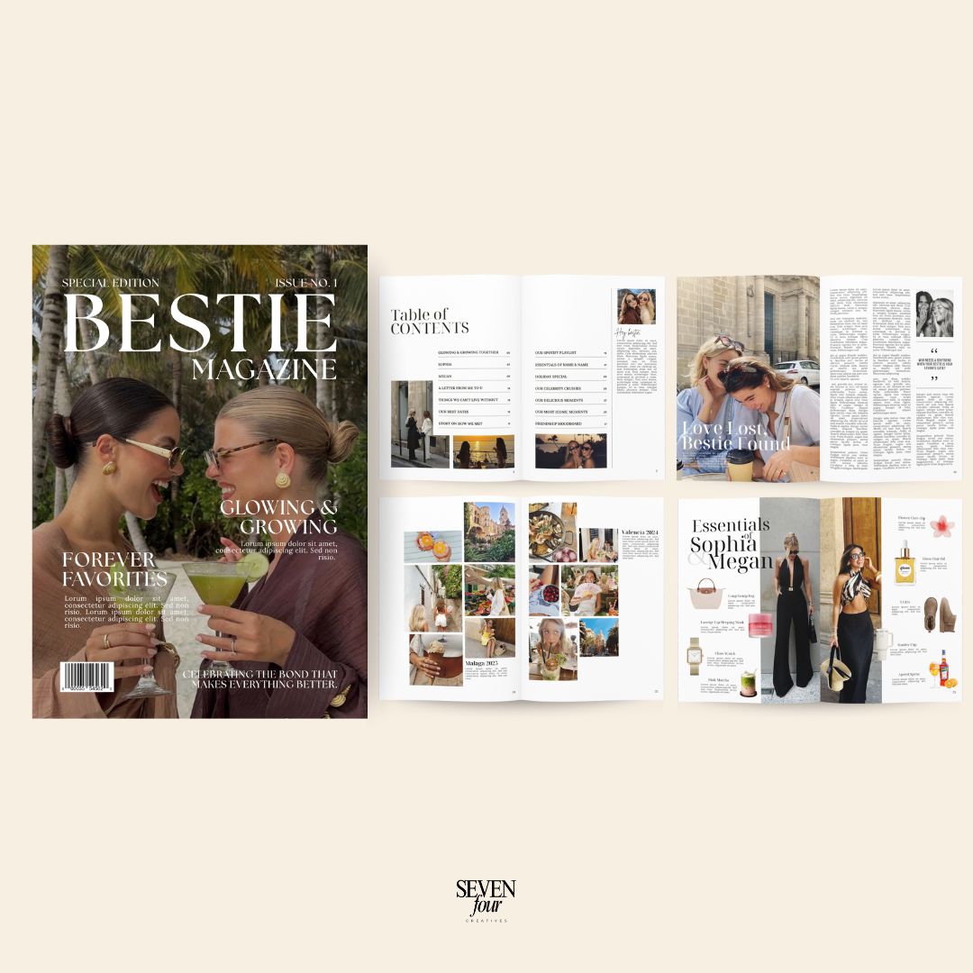 BEST FRIEND EDITION -  Magazine - Seven Four Templates