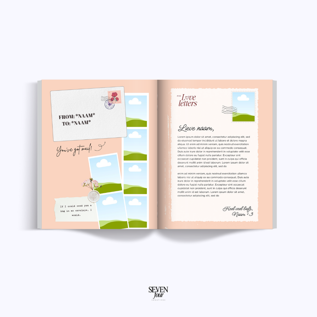 SUNSET SOIRÉE -  21 diner boek - Seven Four Templates