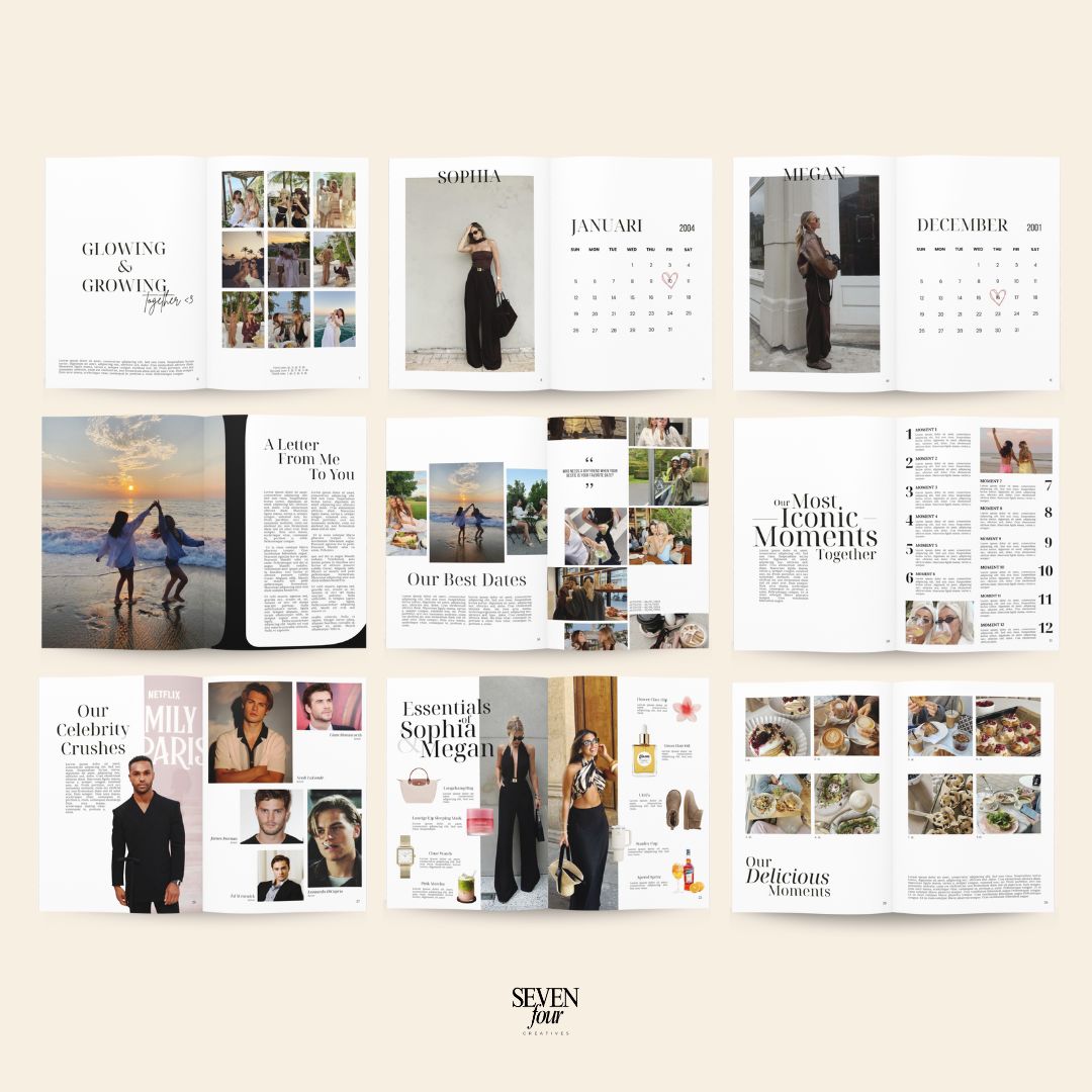 BEST FRIEND EDITION -  Magazine - Seven Four Templates