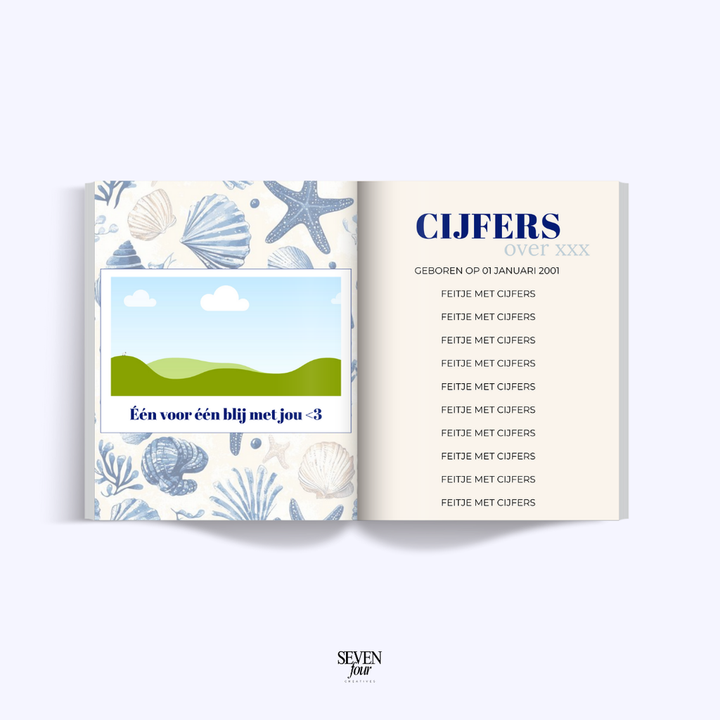 LA DOLCE VITA -  21 diner boek - Seven Four Templates