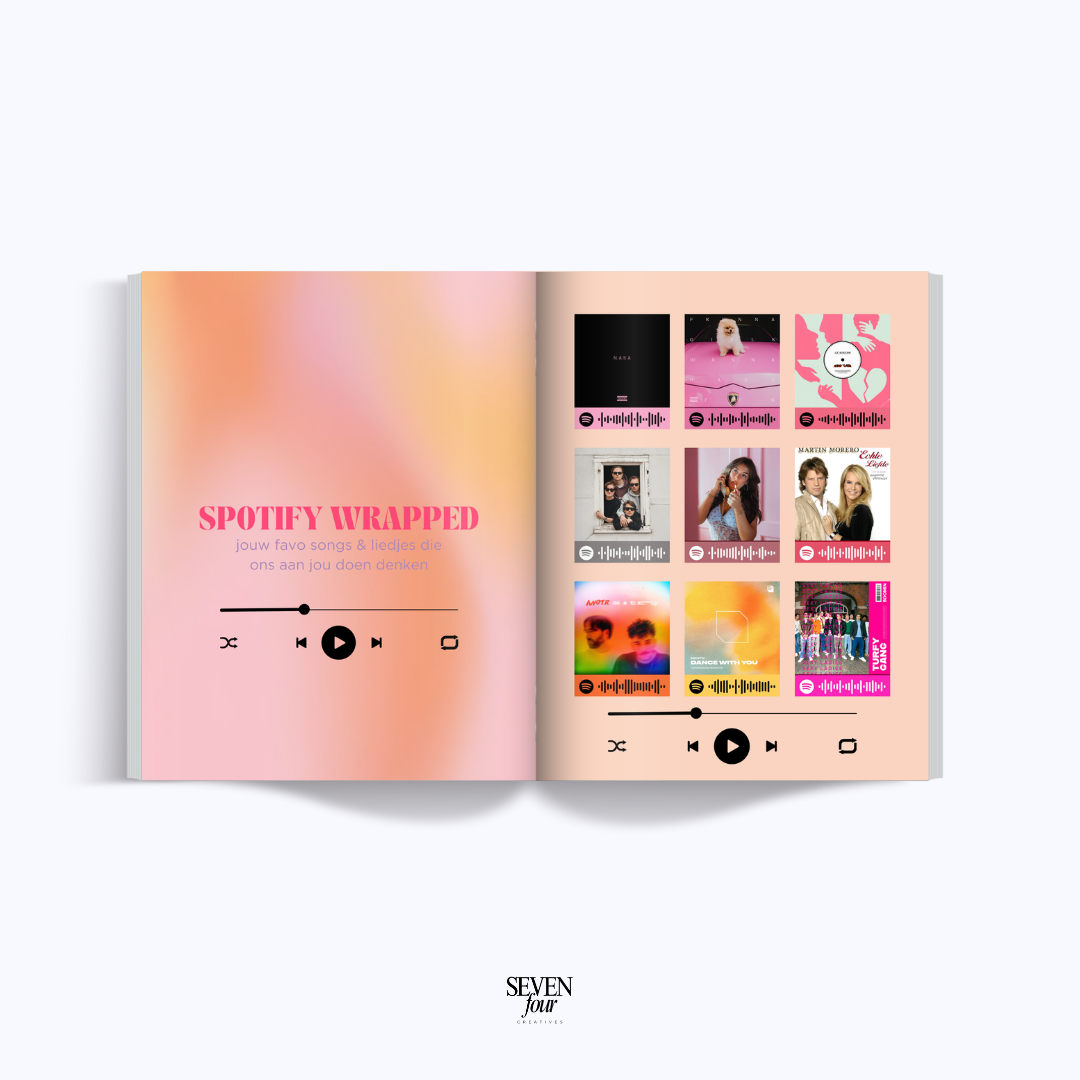 SUNSET SOIRÉE -  21 diner boek - Seven Four Templates