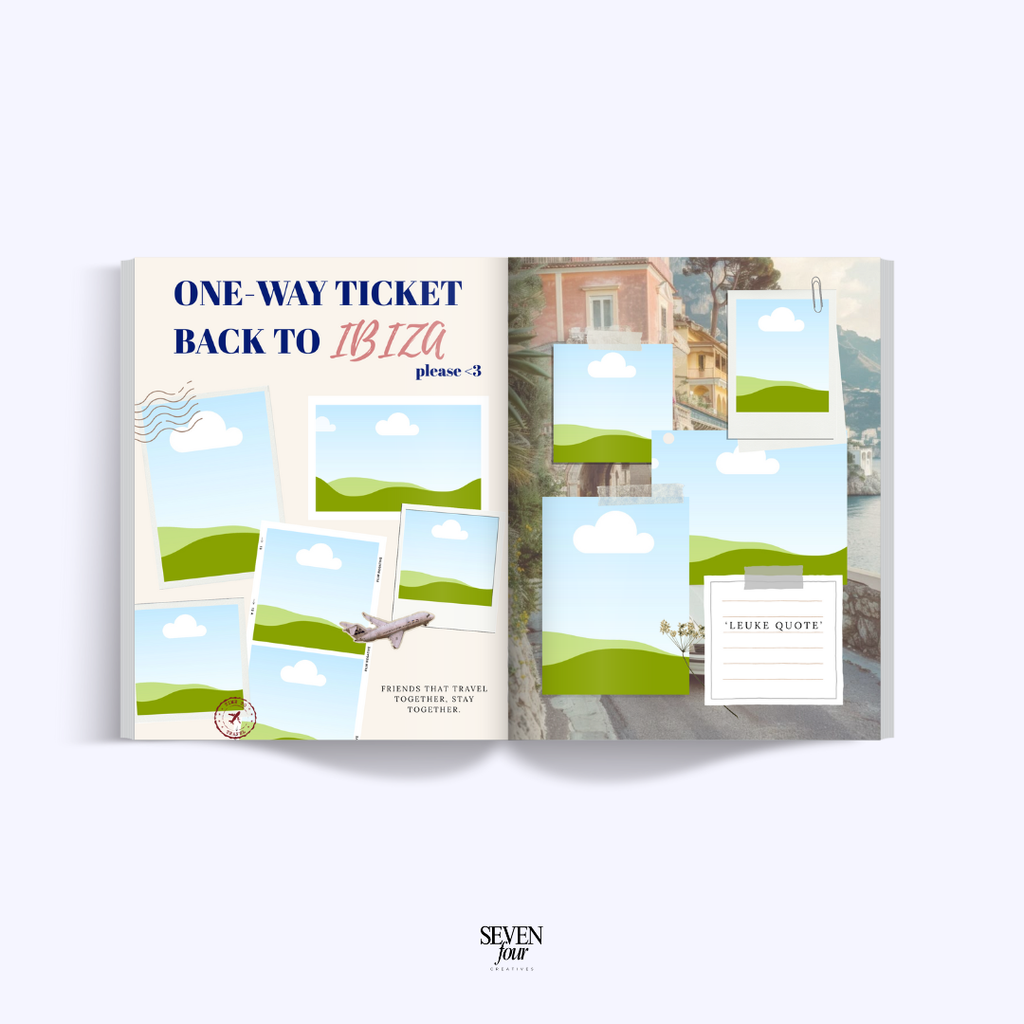 LA DOLCE VITA -  21 diner boek - Seven Four Templates